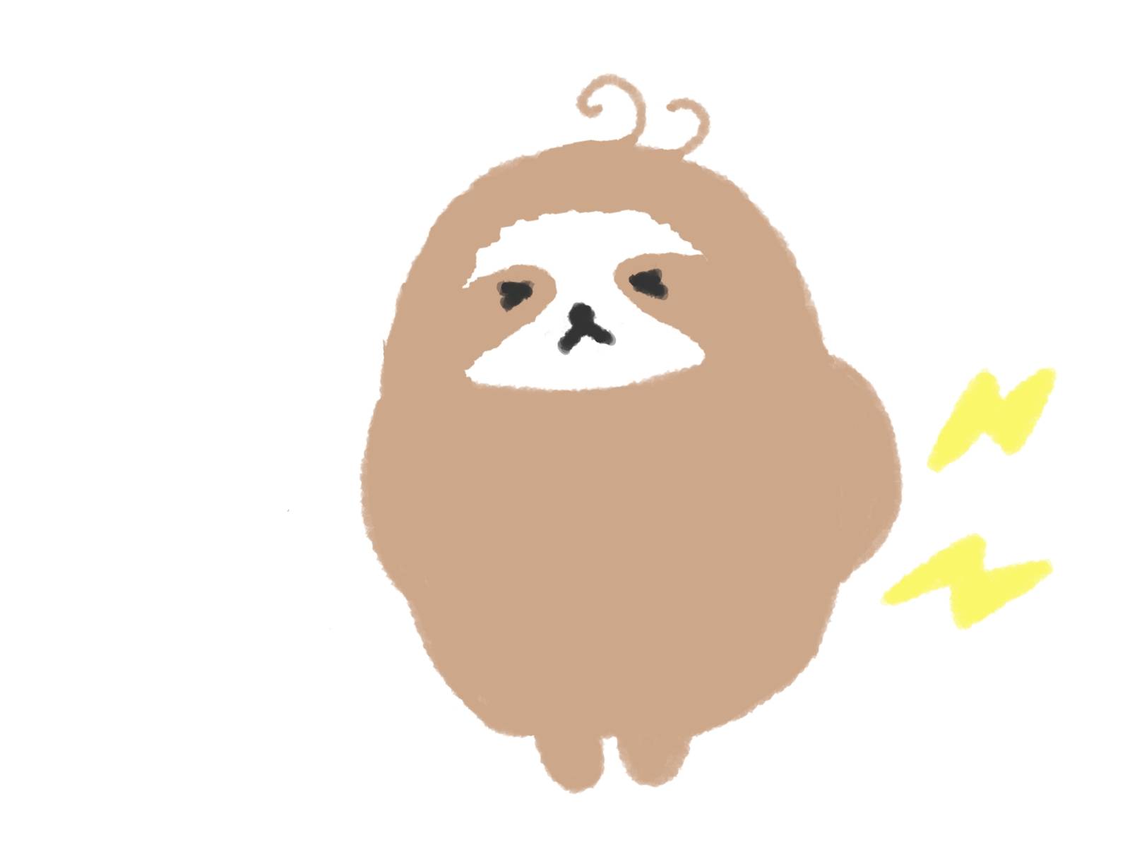 腰が痛くなったナマケモノ