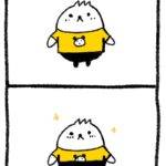 【2コマ漫画】落ち着く格好のサムネイル画像